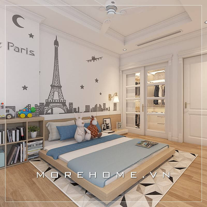 Tủ quần áo màu trắng